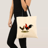 Old English Game Bantams: BB Red Pair Tragetasche (Vorderseite (Produkt))