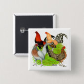 Old English Game Quartett Button (Vorne & Hinten)