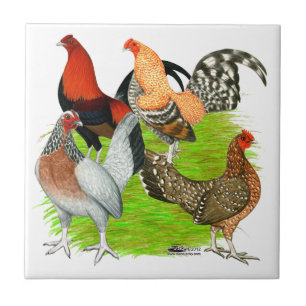 Old English Game Quartett Fliese