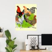 Old English Game Quartett Poster (Heimbüro)