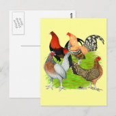 Old English Game Quartett Postkarte (Vorne/Hinten)