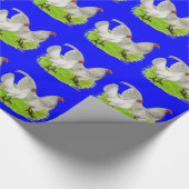 Old English Game Self Blue Geschenkpapier (Ecke)