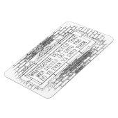 Old English Golden Rule Kühlschrank Magnet (Linke Seite)