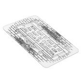 Old English Golden Rule Kühlschrank Magnet (Rechte Seite)