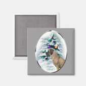 Old English Mastiff Christmas Geschenke Magnet (Vorderseite/Rückseite)