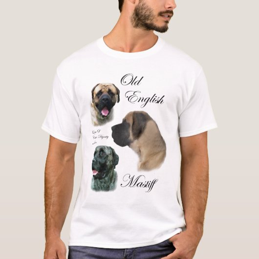Old English Mastiff Geschenke Apparel T-Shirt (Vorderseite)