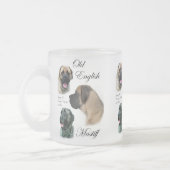 Old English Mastiff Geschenke Mattglastasse (Links)