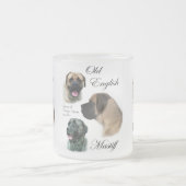 Old English Mastiff Geschenke Mattglastasse (Mittel)