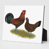 Old English Pheasant Fowl Fotoplatte (Seite)