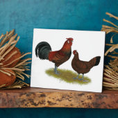 Old English Pheasant Fowl Fotoplatte (Seite)