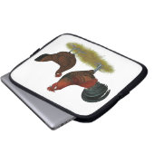 Old English Pheasant Fowl Laptopschutzhülle (Vorne Knopf)