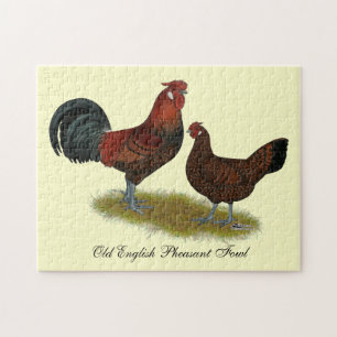 Old English Pheasant Fowl Puzzle