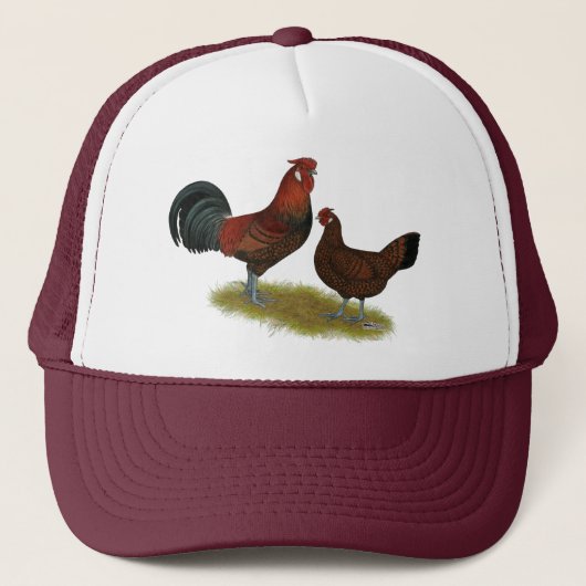 Old English Pheasant Fowl Truckerkappe (Vorderseite)