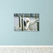 Old English Sheep Dog Leinwanddruck (Insitu (Holzboden))