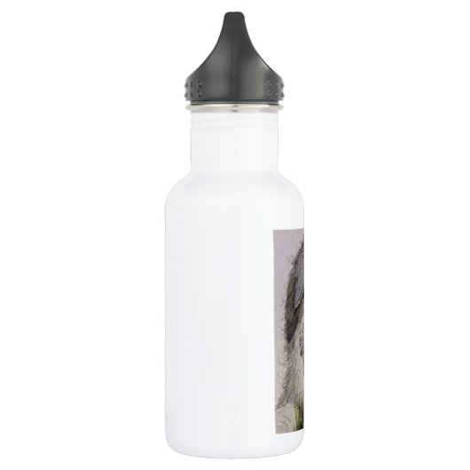 Old English Sheep Doppy Welpe Edelstahlflasche (Links)