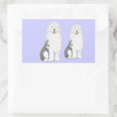 Old English Sheep Hund mehrere Produkte Rechteckiger Aufkleber (Tasche)