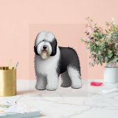 Old English Sheepdog 10 Acrylschild (Hochzeit)