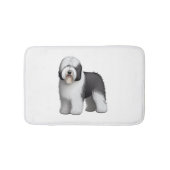 Old English Sheepdog 10 Badematte (Vorderseite)