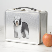 Old English Sheepdog 10 Metall Brotdose (Beispiel)