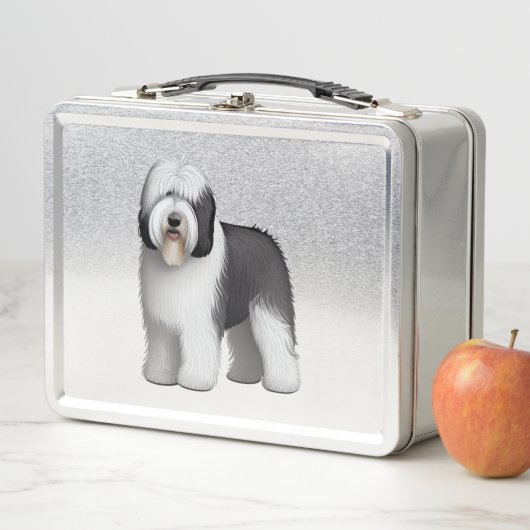 Old English Sheepdog 10 Metall Brotdose (Beispiel)
