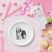 Old English Sheepdog 10 Pappteller (Party)