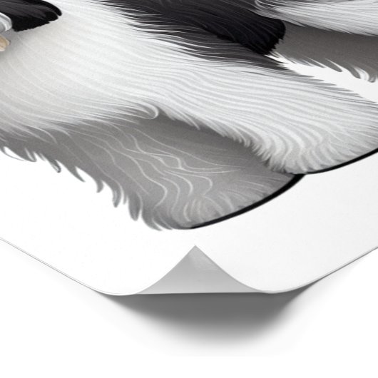 Old English Sheepdog 10 Poster (Ecke)