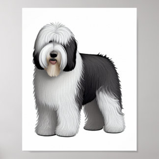 Old English Sheepdog 10 Poster