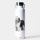 Old English Sheepdog 10 Trinkflasche (Vorne)