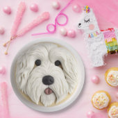Old English Sheepdog 3D Inspiriert Pappteller (Party)