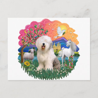 Old English Sheepdog #6 Postkarte