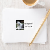 Old English Sheepdog Adressaufkleber (Insitu)