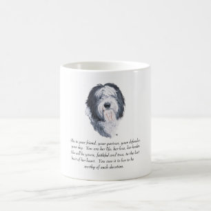 Old English Sheepdog Andenken Kaffeetasse