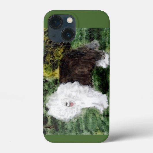 Old English Sheepdog Art Case-Mate iPhone Hülle (Rückseite)