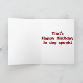 Old English Sheepdog Art Karte (Innenseite)