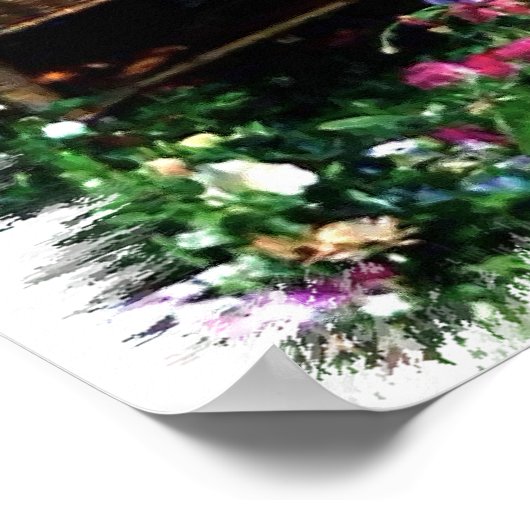 Old English Sheepdog Art Print Poster (Ecke)