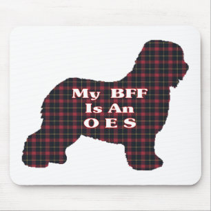 Old English Sheepdog BESTE FREUNDIN Geschenke Mousepad
