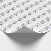 Old English Sheepdog Birthday Geschenkpapier (Ecke)