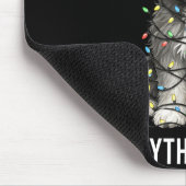 Old English Sheepdog Christmas I'm Fine Everything Mousepad (Ecke)