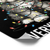 Old English Sheepdog Christmas I'm Fine Everything Poster (Ecke)