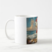 Old English Sheepdog Christmas Vintag Beach Kaffeetasse (Links)