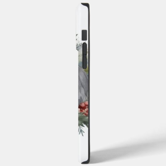 Old English Sheepdog Christmas Wreath Festivals Case-Mate iPhone Hülle (Rückseite / Links)