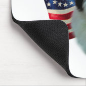 Old English Sheepdog Flag Mousepad (Ecke)