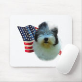 Old English Sheepdog Flag Mousepad (Mit Mouse)