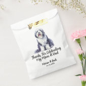 Old English Sheepdog Full Color Pet Wedding Geschenktütchen (Versiegelt)