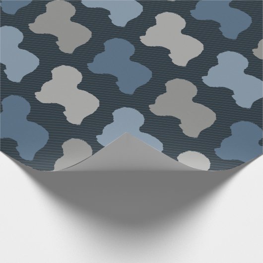 Old English Sheepdog Geschenkpapier (Ecke)