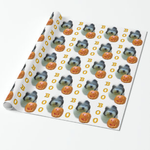 Old English Sheepdog Halloween Boo Geschenkpapier