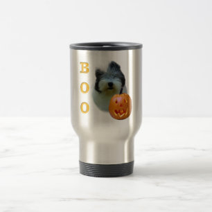 Old English Sheepdog Halloween Boo Reisebecher