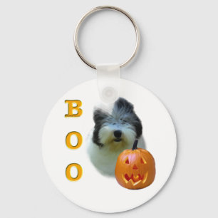 Old English Sheepdog Halloween Boo Schlüsselanhänger
