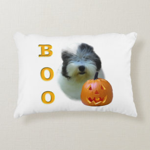 Old English Sheepdog Halloween Boo Zierkissen