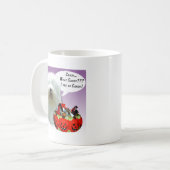 Old English Sheepdog Halloween Candy Kaffeetasse (Vorderseite Links)